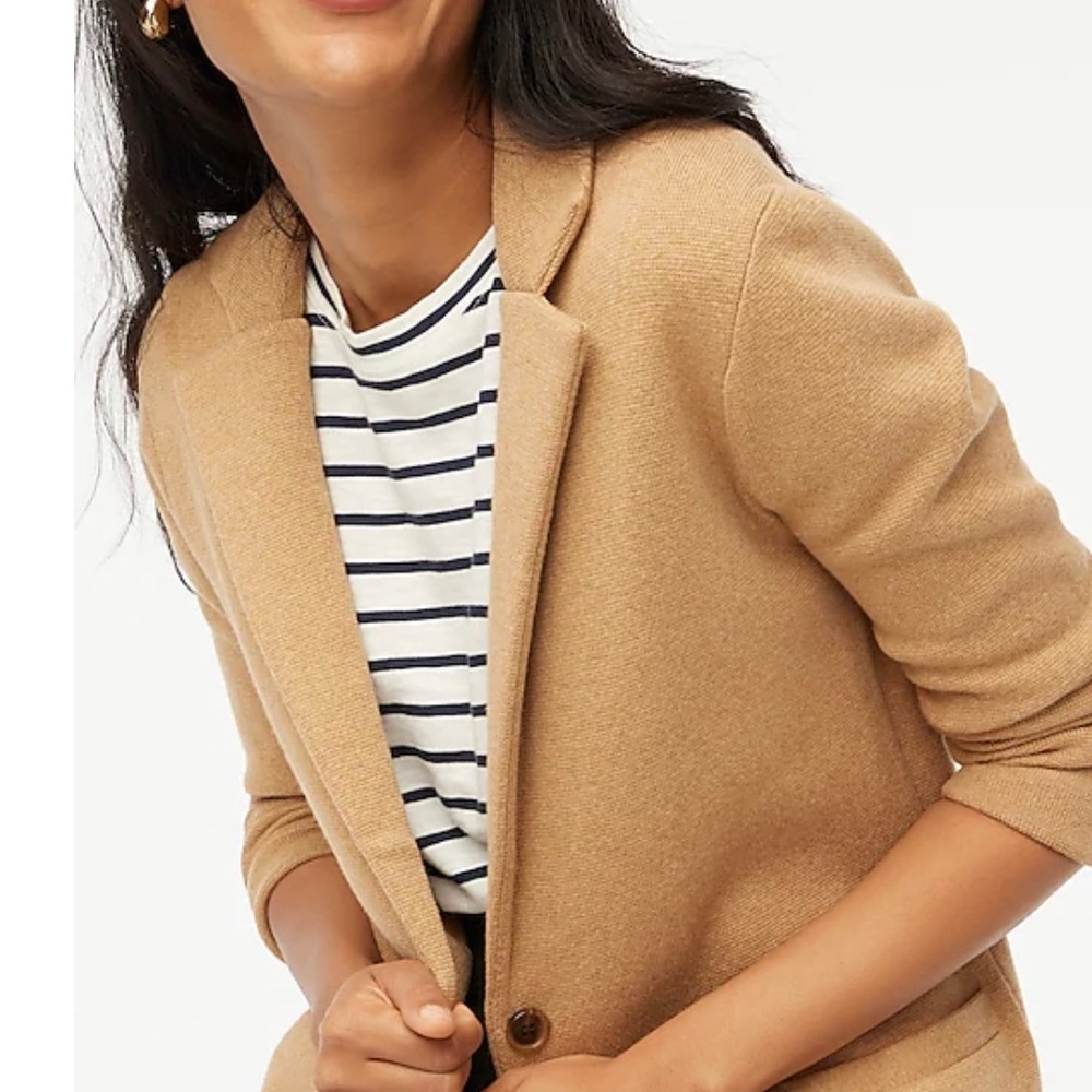 J Crew Schoolboy Sweater Blazer